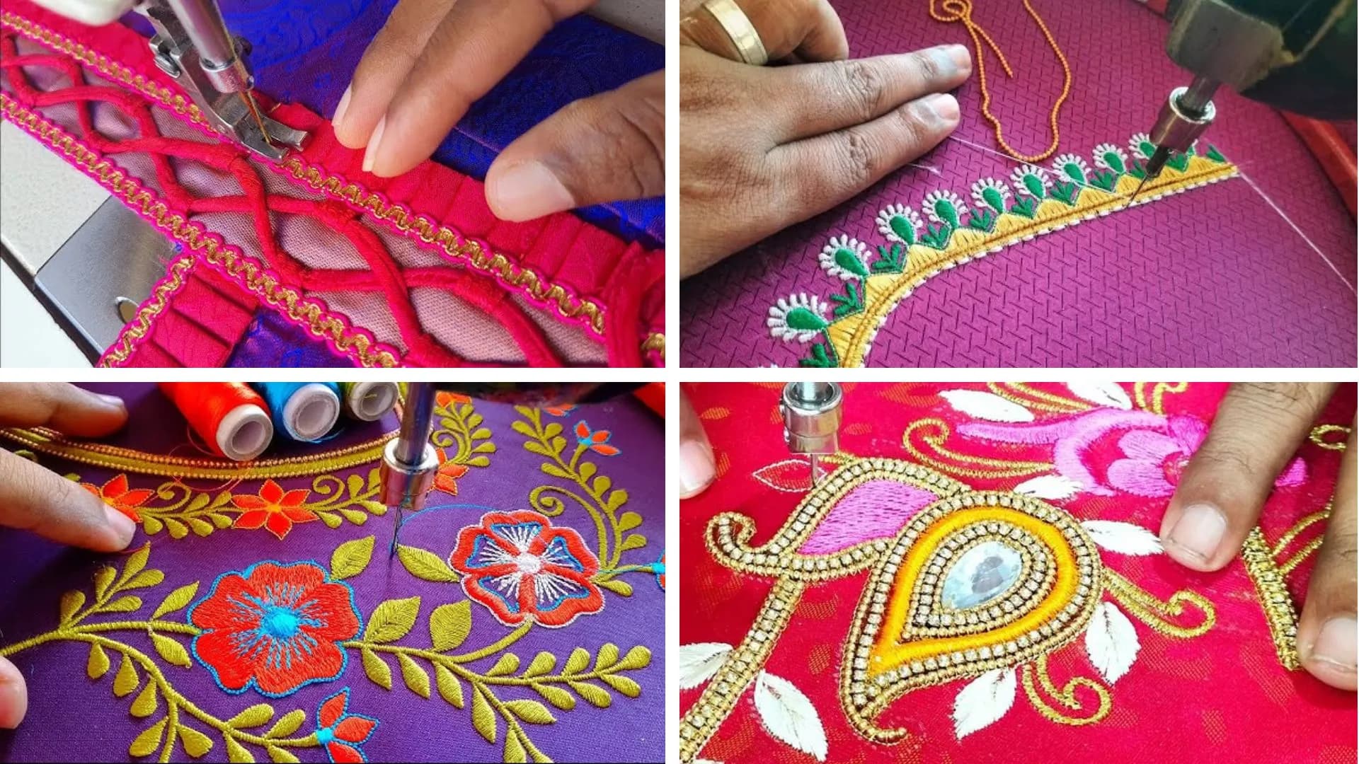Machine embroidery